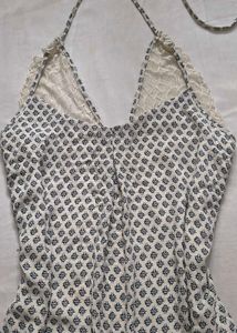 White Lace Halter Top