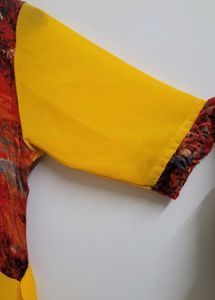 Vibrant Yellow Ethnic Gown