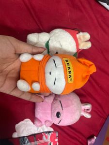 Mashimaro set of 3 soft toy
