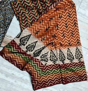 multi colour saree