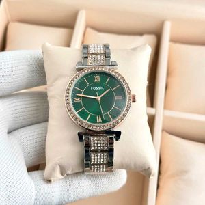 Fossil Women's Rose Gold Watch with Diamonds
