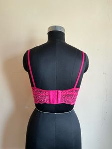 hot pink bralette