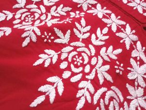 new silk saree handwork kurt