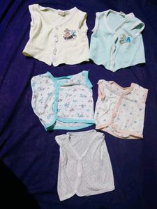 Baby Vests - Pack of 5