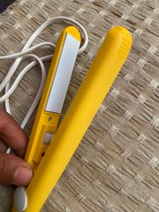 Yellow Mini Hair Straightener