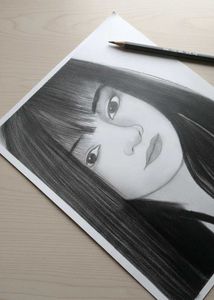 Framed Portrait Sketch