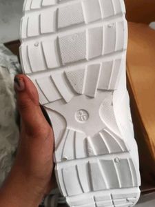 White Chunky Sole Sneakers