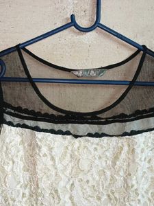 Stylish Ladies Lace Mini Dress Partywear Layered