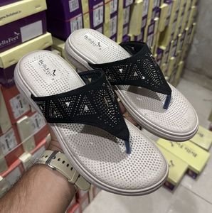 Stylish Embellished Flip-Flops