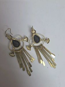 Anti tarnish gold plated earrings