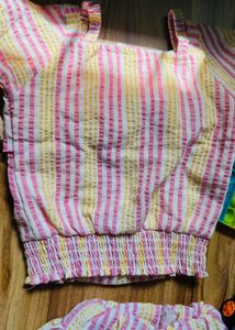 Cute Girls' Top &amp; Shorts Set