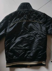 Black Reebok bomber jacket