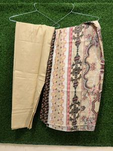 Elegant Beige Kurta with Intricate Embroidery