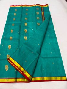 Beautiful Green Organza Saree