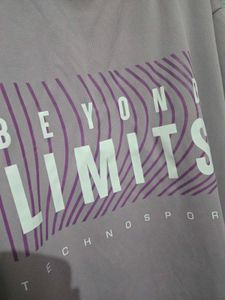 Oversized "Beyond Limits" Graphic T-Shirt