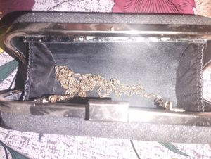 Shimmery Black Party Wear Clutch