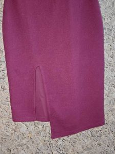 Elegant Purple Midi Slip Dress