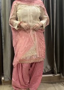 Embroidered Kurta Set with Dupatta