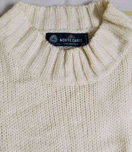 Floral Embroidered Knit Sweater