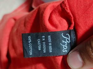 Red Graphic Print T-Shirt