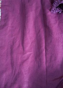 Elegant Purple Floral Kurta Set