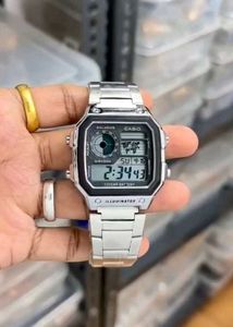 Casio Digital Watch - Silver Band