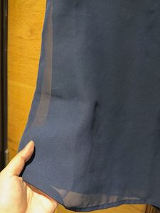 Elegant Navy Sleeveless Top