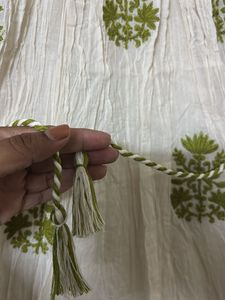 Embroidered Kurta with Mirror Work
