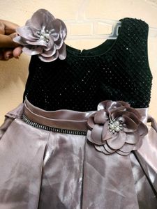 Sparkly Black &amp; Silver Party Dress