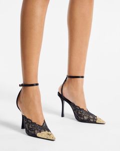 Jimmy Choo Black Lace Pumps