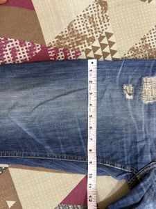 Straight Fit Blue Jeans