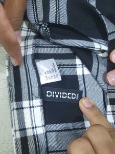 H&amp;M Plaid Mini Dress