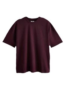 maroon oversized tshirt