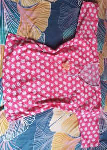 Pink Floral Print Kurta