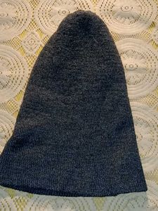 Cozy Knit Beanie Hat - Grey