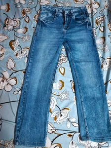 Men's Relaxed Fit Blue Denim Jeans
