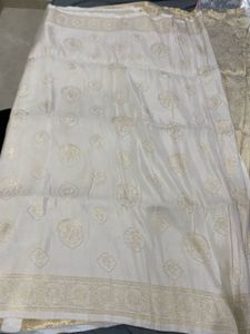 Beautiful Peacock print Designer Silk Saree