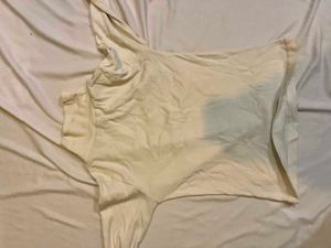 y2k Cream Ribbed Turtleneck Top