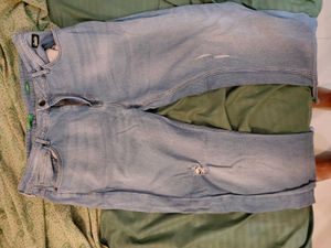UCB Light Wash Distressed Denim Jeans