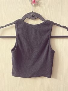 Y2k Beads Embellished Crop Top