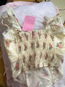 Floral Corset Style Top