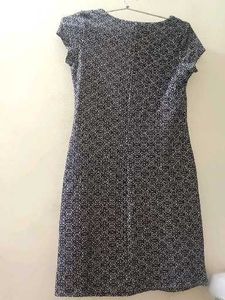 Patterned Midi Dress