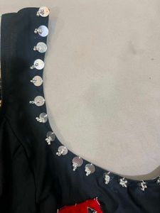Designer Black Embroidered Blouse