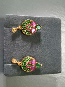 Elegant Gemstone Drop Earrings