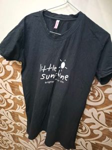 Black "Little Sunshine" T-Shirt