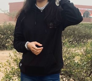 Black Hoodie with Graphic
