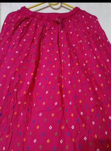 Embroidered Skirt and Kurti Set