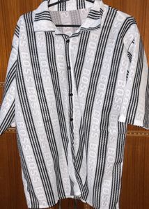 BOSS Striped Button-Up Shirt