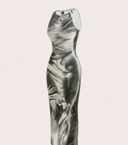 Iconic body Map sexy Midi Dress