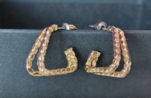 Unique Triangle Hoop Earrings